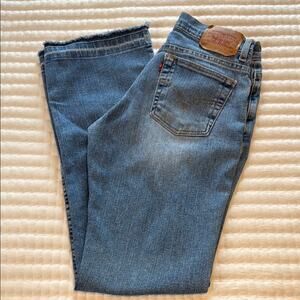 Levis 515 Jeans Faded Bootcut Raw Hem 27x30 Size 4